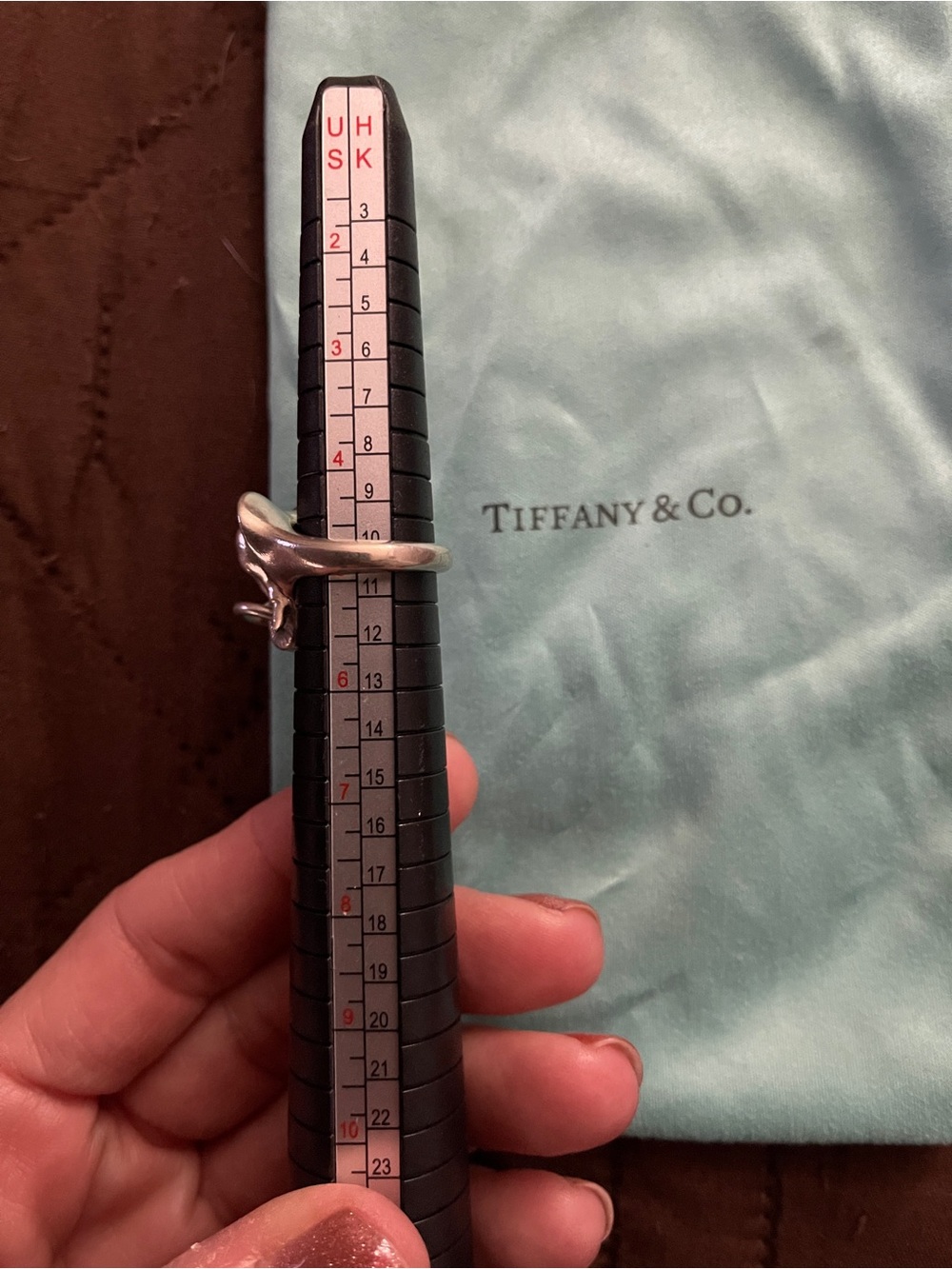 Tiffany & Co. extremely rare Sterling Silver Elephant Band size
5 - Picture 2 of 9